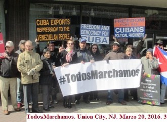 TodosMarchamos en Union City, NJ. Bergenline Ave. y 42 St. de 1:00 P.M. a 2:00 P.M.