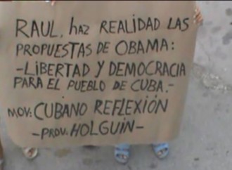 “Detenidos y multados por pedir que se hagan realidad las palabras de Obama”