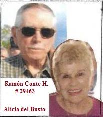 Ramón Conte y Alicia del Busto matrimonio de expresos políticos cubanos.