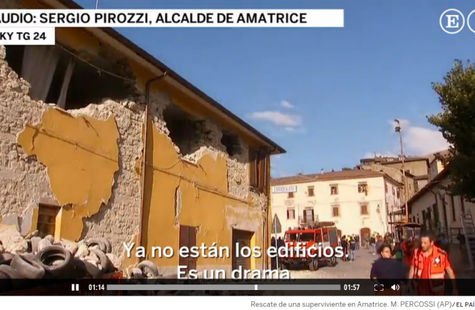 TERREMOTO EN ITALIA “al menos 73 muertos”