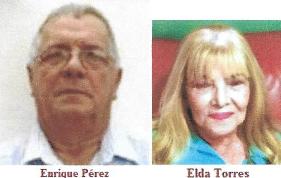 Matrimonio entre expresos políticos cubanos. + Enrique Pérez y Elda Torres.