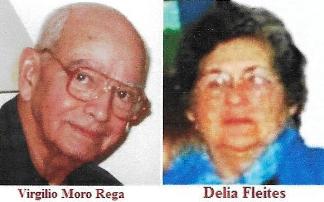 Matrimonio entre expresos politicos cubanos. + Virgilio Moro y Delia Fleites