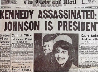 Noviembre 22. Efemérides. 56 años del asesinato del Presidente John F. Kennedy.