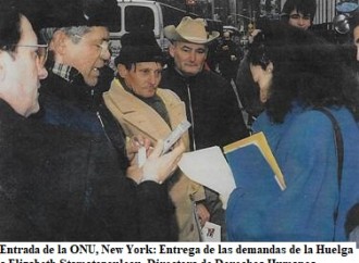 Efemérides del 29 de Febrero, 1988 (año bisiesto). Huelga de Hambre ante la ONU.