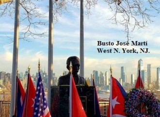Acto en West New York, NJ. por el 166 aniversario del natalicio de José Martí.
