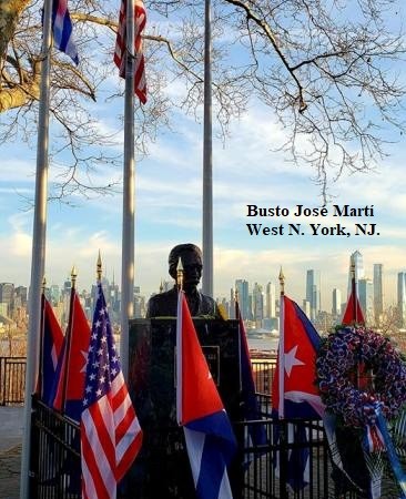 Acto en West New York, NJ. por el 166 aniversario del natalicio de José Martí.