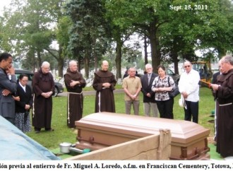 Septiembre 10. 8vo. aniversario del fallecimiento del expreso político cubano Fr. Miguel A. Loredo, o.f.m.