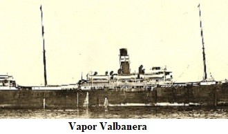 Septiembre 19, 2019. Cien años del descubrimiento por la Marina de EE.UU. del vapor “Valbanera” hundido durante un huracán.