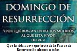 Lecturas bíblicas de hoy domingo 12 de abril, 2020. Domingo de Pascua de Resurrección.