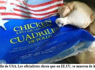 Cuba compró a EE.UU. unas 15,000 toneladas de pollo en marzo.