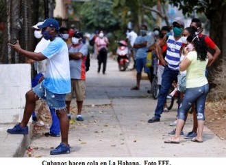 Prensa castrista asegura que las colas son “necesarias y asintomáticas”.