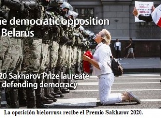 Bielorrusia. La oposición a Alexandr Lukashenko se llevó su tercer premio Sájarov en 16 años.