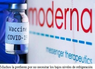 Moderna asegura que su vacuna anti COVID actúa contra variantes.