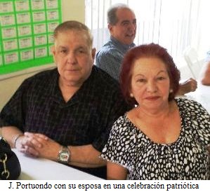 + Jorge Portuondo y su esposa