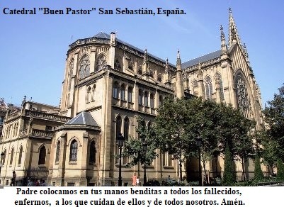 Jesús. Catedral Buen Pastor, San Sebastian, España.