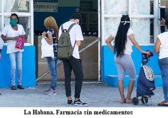 Cuba reconoce grave escasez de medicamentos