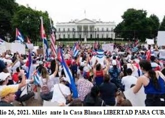 Congresistas cubanoamericanos piden dirigirse al Presidente Biden.