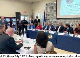 Miami: Líderes republicanos se reúnen con el exilio cubano