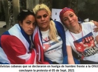 Concluye la huelga de hambre de tres cubanas frente a la ONU