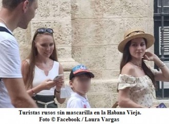 Cubana indignada por turistas rusos sin mascarilla en La Habana: “Así andamos ya”
