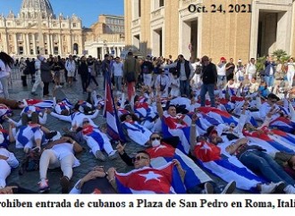 Autoridades italianas impiden ingreso de cubanos a misa del Papa