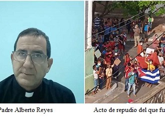 Sacerdote cubano Alberto Reyes: Estamos cansados de una vida miserable sin otro horizonte que la emigración
