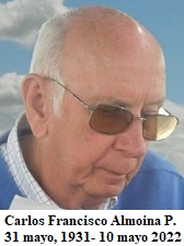 Fallece en España el expreso político cubano Carlos Francisco Almoina Pellón “Paquito”.