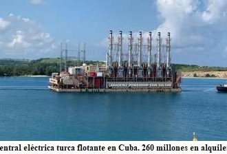 <strong>Gobierno cubano paga alquiler de central eléctrica flotante con astillero</strong>