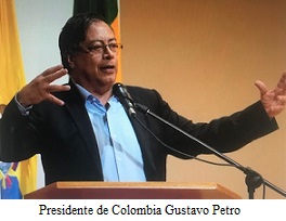 Gustavo Petro: el presidente colombiano apoyado por China comunista.
