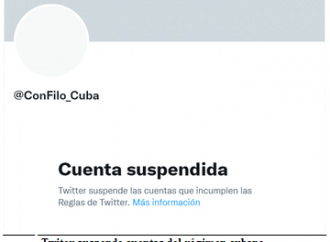 <strong>Twitter suspende cuentas de los programas televisivos cubanos “Con Filo y Cuadrando la Caja”.</strong>