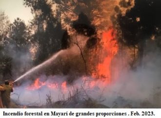 <strong>Incendio forestal se extiende a zonas cercanas a Santiago de Cuba</strong>