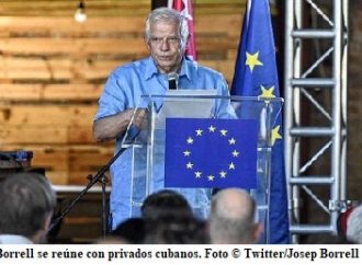<strong>Borrell se reúne con empresarios privados cubanos mientras elude a opositores y familiares de presos políticos</strong>