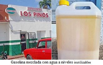 <strong>Cubano denuncia venta de agua por combustible en servicentro de Matanzas</strong>