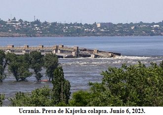 <strong>Ucrania. Vuelan la enorme presa de Nova Kajovka, en la región de Jersón, provocando inundaciones. </strong>