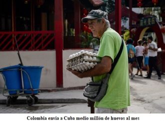 <strong>Colombia envió esta semana más de medio millón de huevos a Cuba</strong>