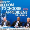 <strong>Grupo ‘No Labels’ anuncia candidatura a la presidencia; demócratas temen reste votos a Biden</strong>