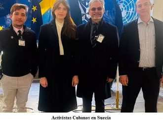 <strong>ACTIVISTAS CUBANOS SE REÚNEN CON GOBIERNO DE SUECIA</strong>