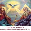 Lecturas bíblicas de hoy domingo 26 de mayo 2024. Santísima Trinidad