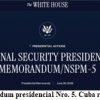 <strong>Trump refuerza política hacia Cuba con nuevo Memorando Presidencial</strong>